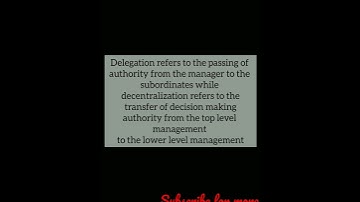 devolution vs decentralisation vs delegation