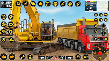 Realistic House Construction Game | Excavator, Forklift, and Crane Gameplay | Android Gameplay