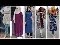 elegant long & short Muslim modest fashion dresses //Casual shirts for women's
