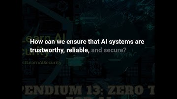 Zero Trust for AI
