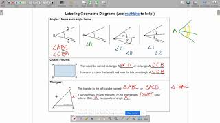 Labeling Geometric Diagrams