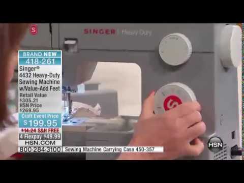 Singer 4432 Heavy-Duty Sewing Machine | HSN