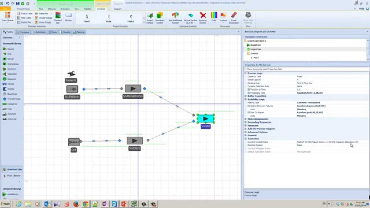 IMSE643 Chapter 9-1 Urgent Care Clinic