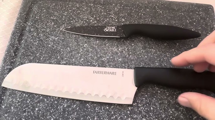 Thyme and Table knife set review, Cooking with thyme and table kitchenware