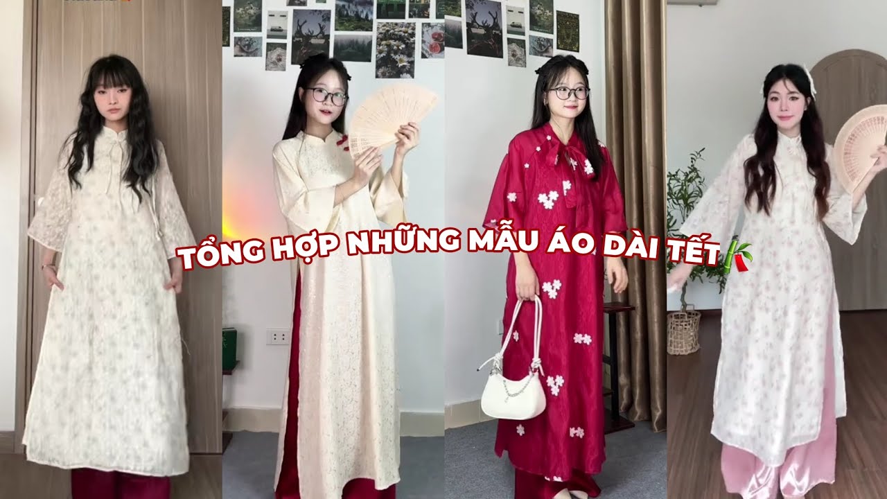 [Shopee Haul] Tổng hợp những mẫu áo dài xinh diện Tết 2026🎋🧧🧨