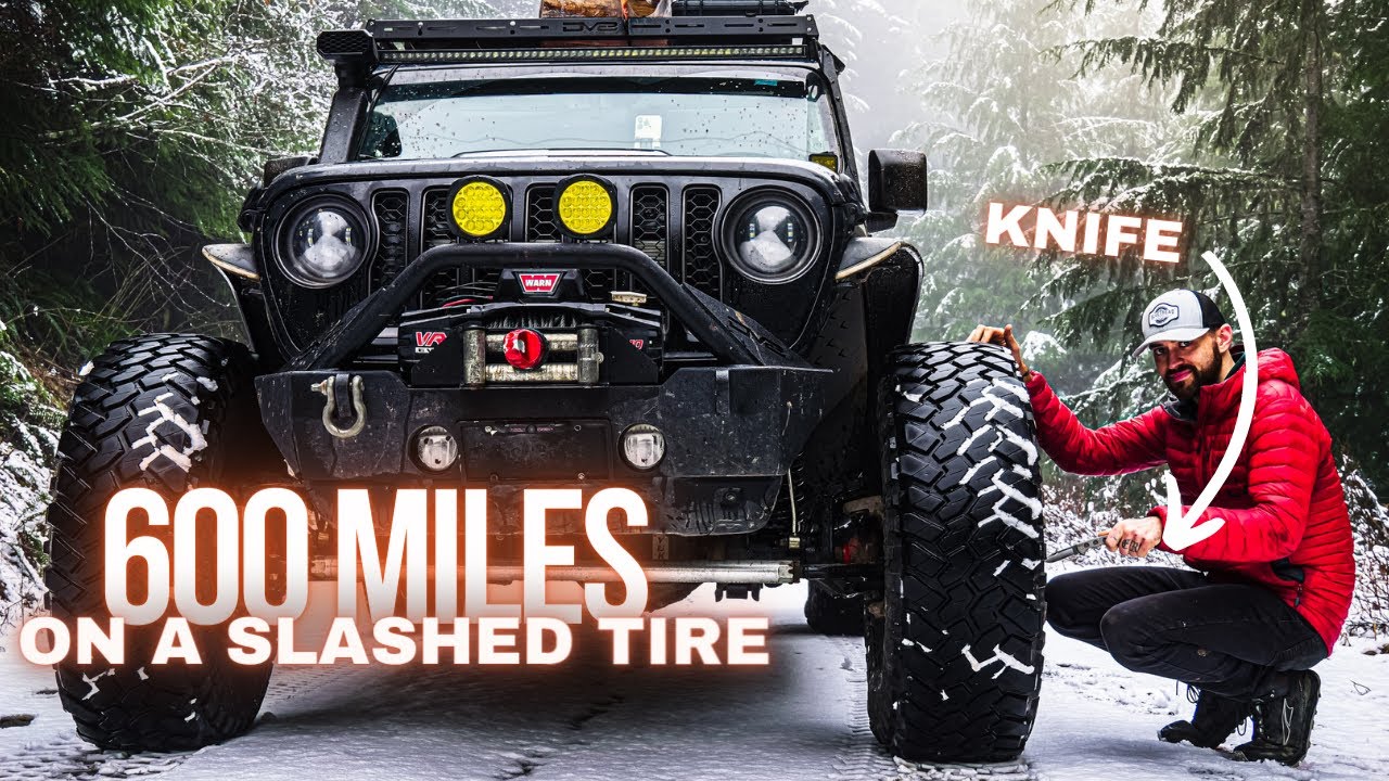 Adventure Couple Takes On Huge Expedition With Slashed Tire