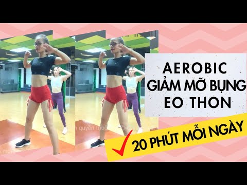 Video BÀI TẬP AEROBIC GIẢM MỠ BỤNG - EO THON - GIẢM BÉO BỤNG... - youtube