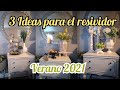 3 Ideas fantasticas para decorar el resividor/verano 2021/Ideas para decorar el resividor.