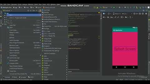 How to create splash screen in android studio