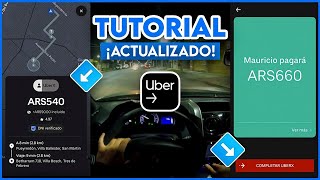 CÓMO HACER TU PRIMER VIAJE en UBER? Tarifa Dinámica, Cómo funciona PASO A PASO 🫵 Conductores Nuevos