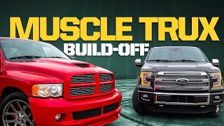 Muscle Trux BuildOff: Ford F150 EcoBoost vs Dodge Ram SRT10