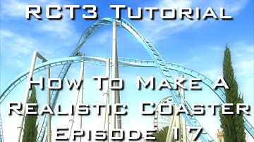 RCT3 Tutorial - How To Make A Realistic Coaster - Episode 17 - Exit & More