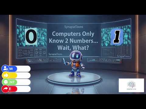 Computers Only Know 2 Numbers... Wait, What? 🤯 | SynapseToons