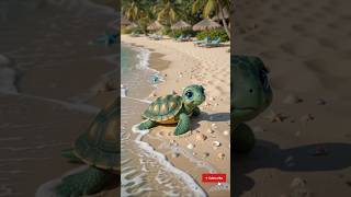 How to Make a Cute Clay Turtle in 60 Seconds! #shorts