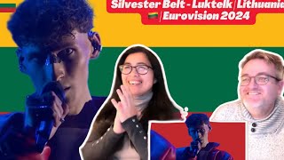 Silvester Belt - Luktelk | Lithuania 🇱🇹 | Eurovision 2024 | 🇩🇰REACTION