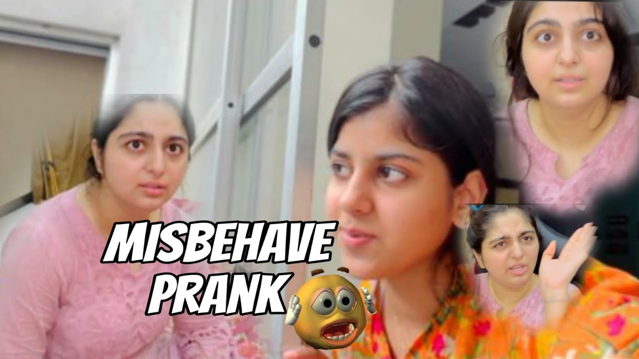 Misbehave prank with sister 😱| uswah api ko mara 🤯| uswah api ne mujhay 🤬| api serious ho gai 😭