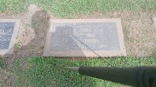 The graves of singer/actor Bing Crosby and his relatives