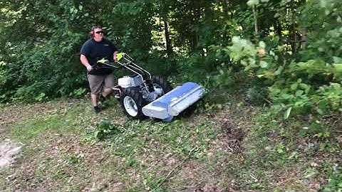 Grillo G110D WalK Behind Tractor With Berta 26” Flail Mower