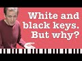 Why are there white and black keys on the piano? - Piano Tutorial for Beginners, #3