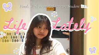 Life as an architecture student (finals week, all nighters, + birthday vlog and solo dates)