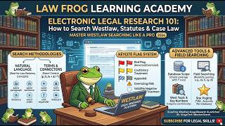🐸⚖️ Electronic Legal Research 101: How to Search Westlaw, Statutes & Case Law #Westlaw #KeyCite