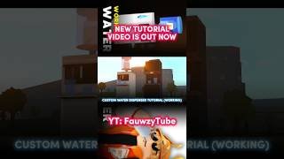 Custom Water Dispenser on Bloxburg Tutorial (On my YT) #roblox #robloxbloxburg #bloxburg