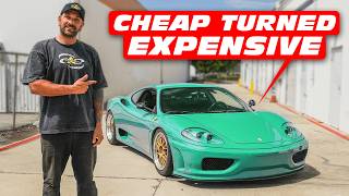 Painting My Cheap Ferrari 360- Budget Build No More