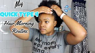 My Morning Routine For My Type 4 Natural Hair For Extra Moisture 2020