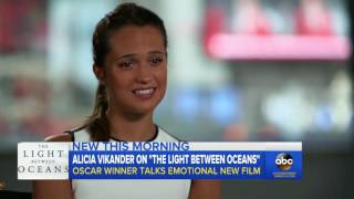 Alicia Vikander on &quot;The Light between Oceans&quot; - GMA (рус. суб.)