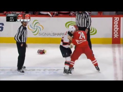 Jordin Tootoo One Punch KO's Brad Malone