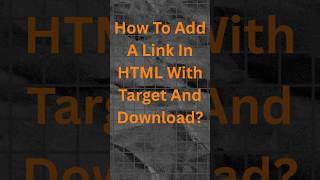 Unlocking the Secrets of HTML's Anchor Tag #html #coding