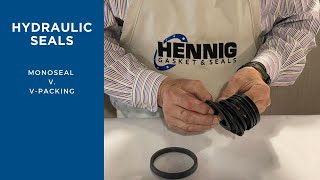 Monoseal v. Chevron Seals:  Choosing the Right Hydraulic Seal for Your Project