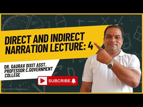 Lecture 4: Direct and Indirect Speech in English Grammar | Narration of Imperative Sentences 🗣️📝

...