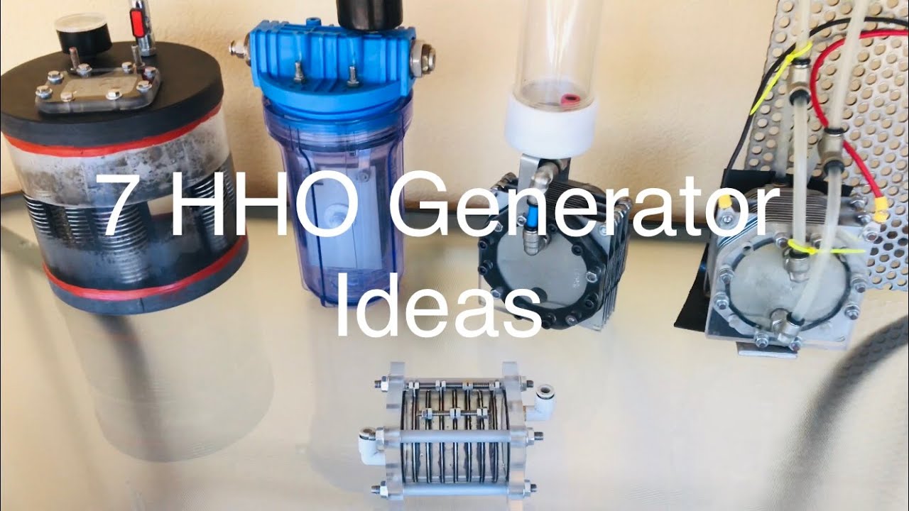 Générateur d'#hydrogène HHO fait maison, HHO generator home made 