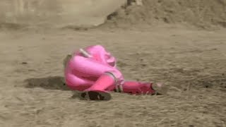 Ryona Dekapink is defeated.Tokusō Sentai Dekaranger.