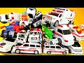 救急車パトカー消防車をチェック!坂道を緊急走行するよ!Check out ambulance police car fire truck! run on the slope. #20