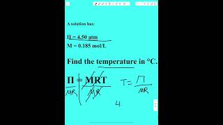 Osmotic Pressure in Under 2 Minutes