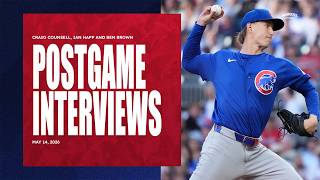 POSTGAME INTERVIEWS: Counsell, Happ, and Brown | Cubs Locker Room Sound (5/14/26)