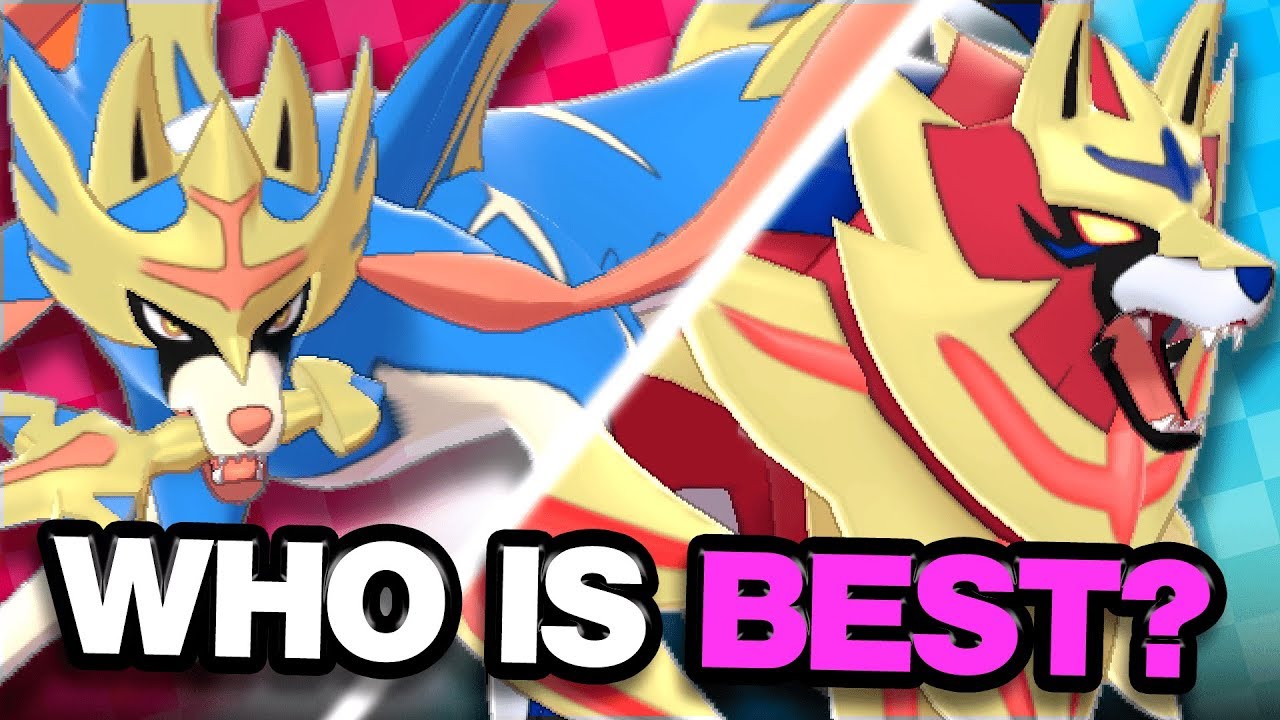 Pokémon Sword and Shield legendaries Zacian, Zamazenta and