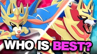 Who is the BEST Legendary Zacian or Zamazenta? Pokemon Sword & Shield