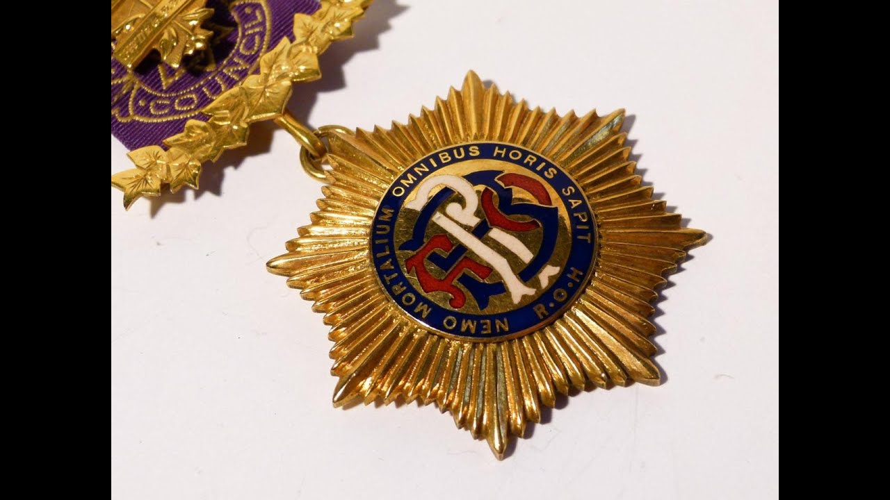 6 Royal Antediluvian Order of Buffaloes Jewels (RAOB) ⭐️ 1915 Gold ...