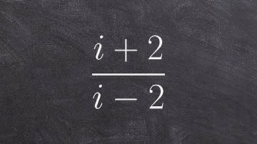 Tutorial - Dividing complex numbers ex 21, (i + 2)/(i - 2)