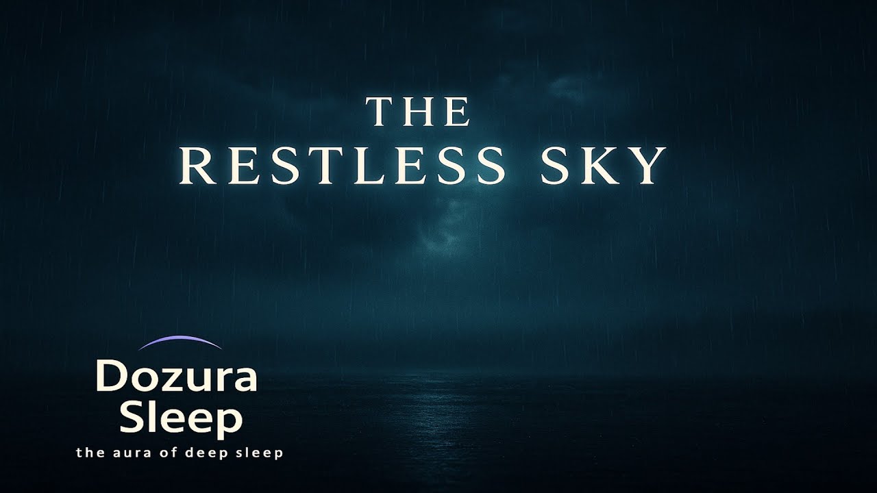 🌩️ The Restless Sky 🌧️ | Heavy Rolling Thunder & Rain for Deep Sleep (10 Hours Black Screen Sleep)