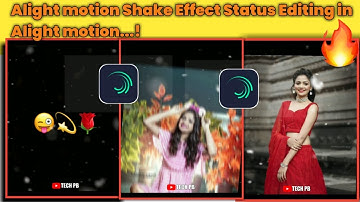 Trending beat sync & shake effect status editing in alight motion🔥👌II Tech PB