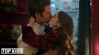 EMILY IN PARIS / KISSING SCENE - Emily & Gabriel FIRST KISS SCENE (Lily Collins & Lucas Bravo)