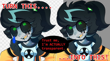 (FIREALPACA 2025) How to isolate elements of a drawing into a transparent background!