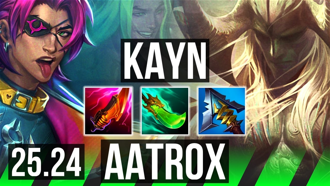 KAYN vs AATROX (JGL) | Good KDA: 16/2/7 | EUW Diamond | 25.24