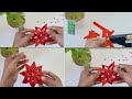 ✨ DIY Glitter Paper Star – Easy Christmas Ornament | Paper Craft Ideas 🎄