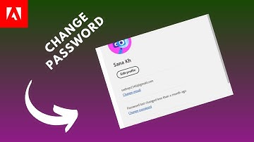how to change password in adobe account