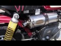 ホンダモンキー 1988　OUTEX T2マフラー　（ヒートガード取り付け前） HONDA Monkey 1988 OUTEX T2 Muffler